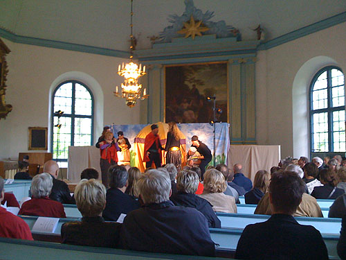 Musikal i Västrums kyrka.