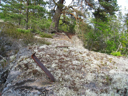 Kanske är detta resterna efter baron Raabs utsiktstorn på Tornkullen på 1800-talet.